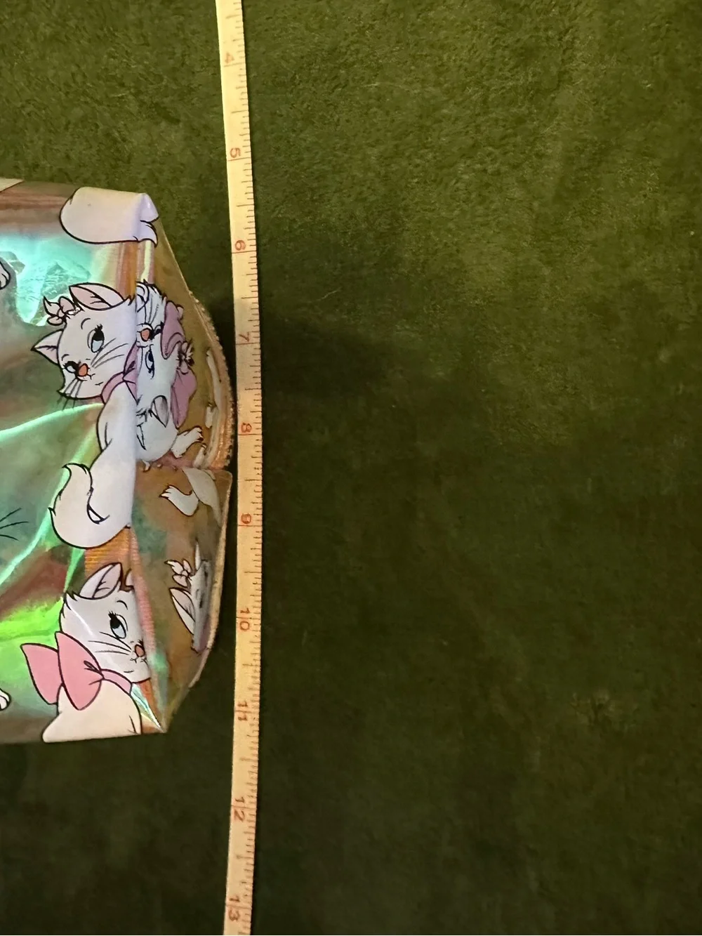 Disney Marie Holographic Makeup Bag